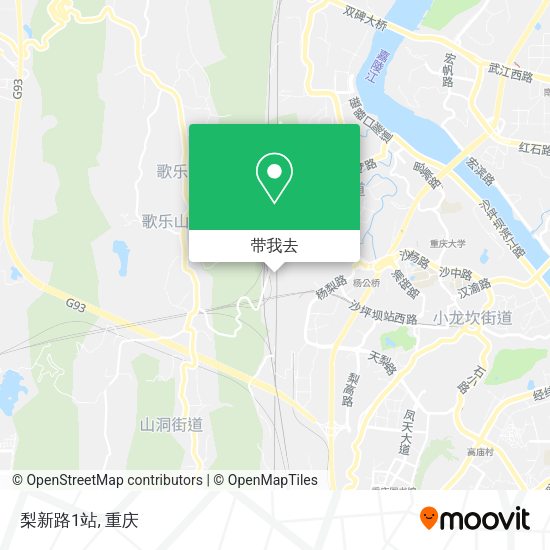 梨新路1站地图