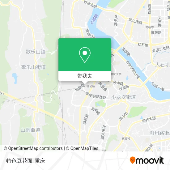 特色豆花面地图