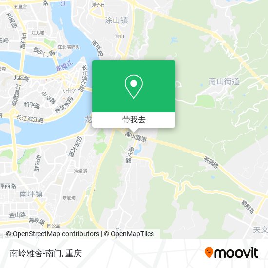 南岭雅舍-南门地图