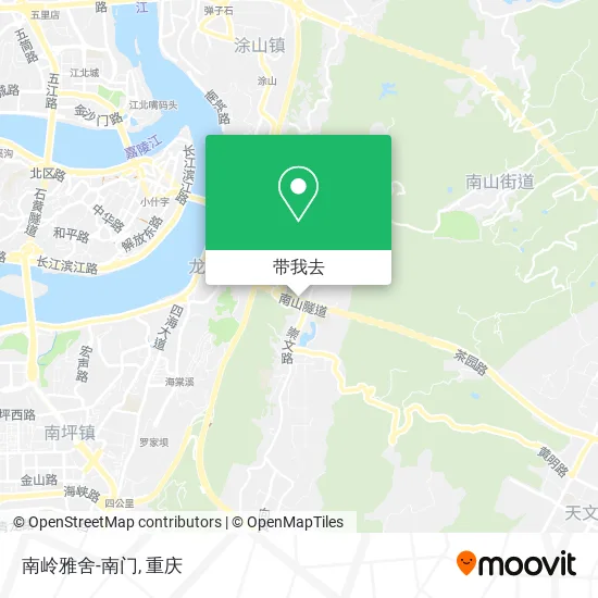 南岭雅舍-南门地图