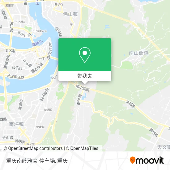 重庆南岭雅舍-停车场地图