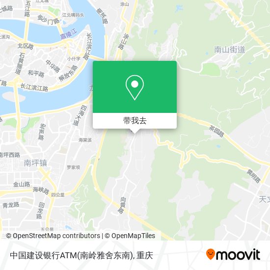 中国建设银行ATM(南岭雅舍东南)地图