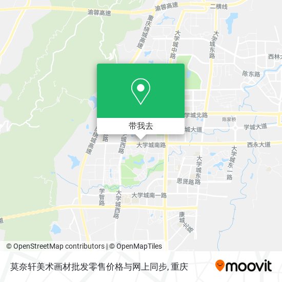 莫奈轩美术画材批发零售价格与网上同步地图