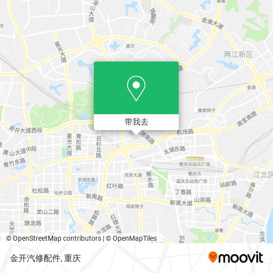金开汽修配件地图