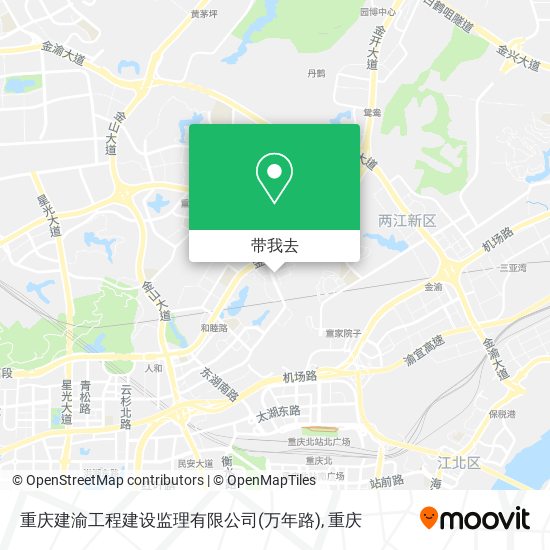 重庆建渝工程建设监理有限公司(万年路)地图