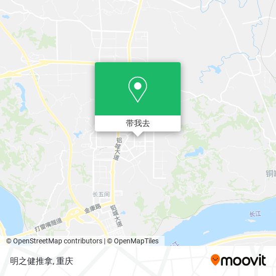 明之健推拿地图