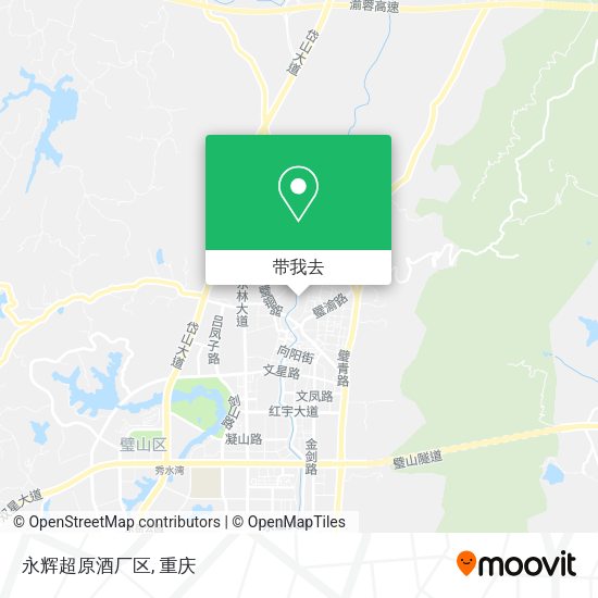永辉超原酒厂区地图