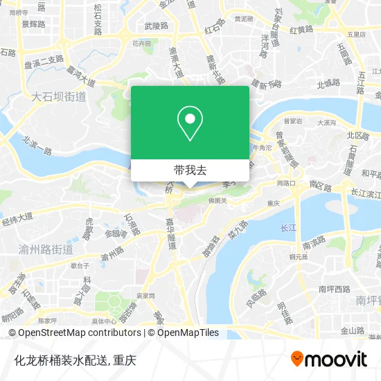 化龙桥桶装水配送地图