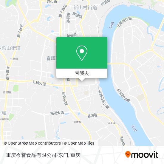 重庆今普食品有限公司-东门地图