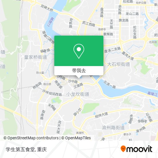 学生第五食堂地图