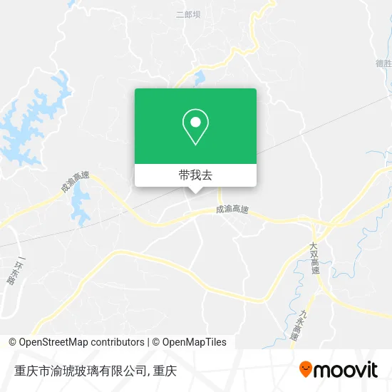 重庆市渝琥玻璃有限公司地图