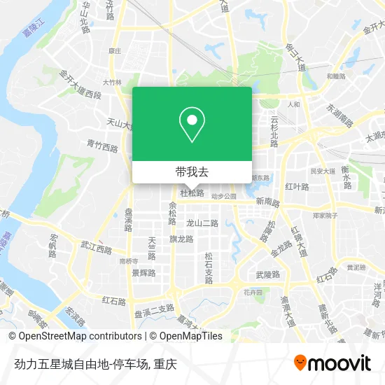 劲力五星城自由地-停车场地图