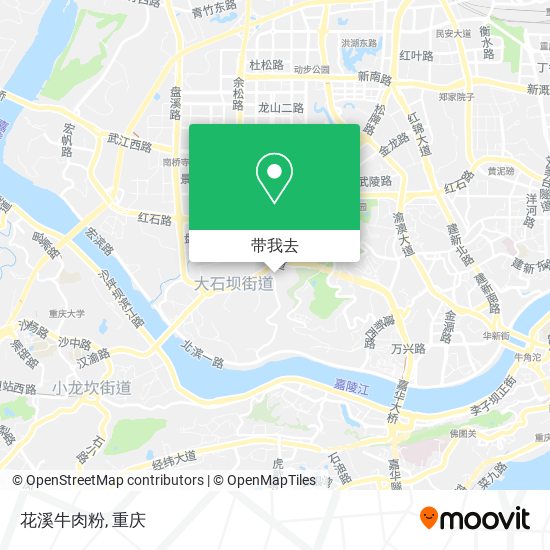 花溪牛肉粉地图