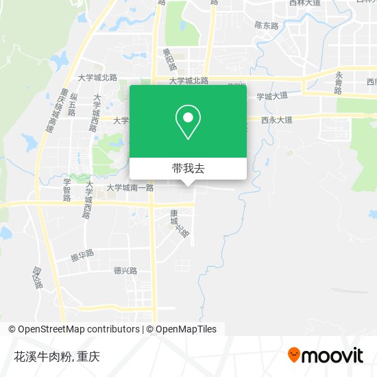 花溪牛肉粉地图