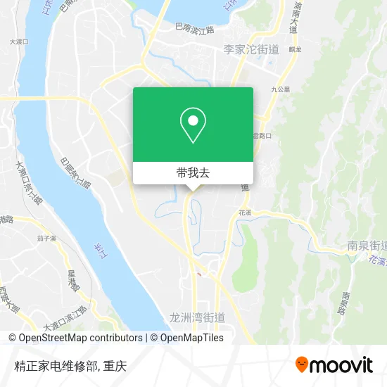 精正家电维修部地图