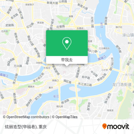 炫丽造型(华福巷)地图