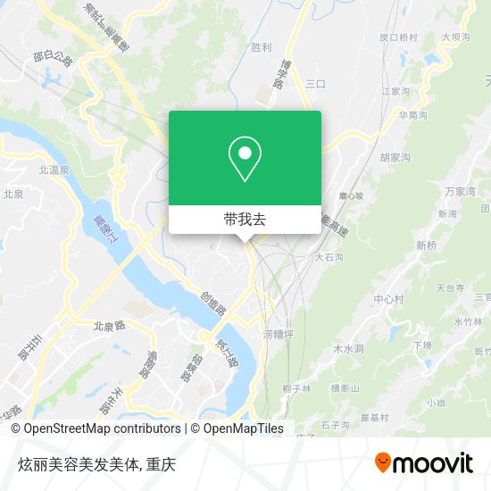炫丽美容美发美体地图