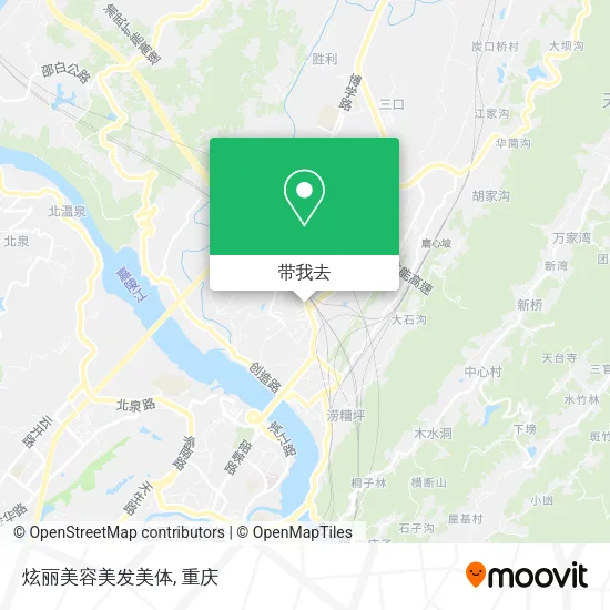 炫丽美容美发美体地图