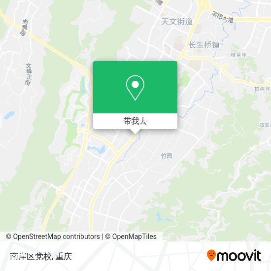 南岸区党校地图