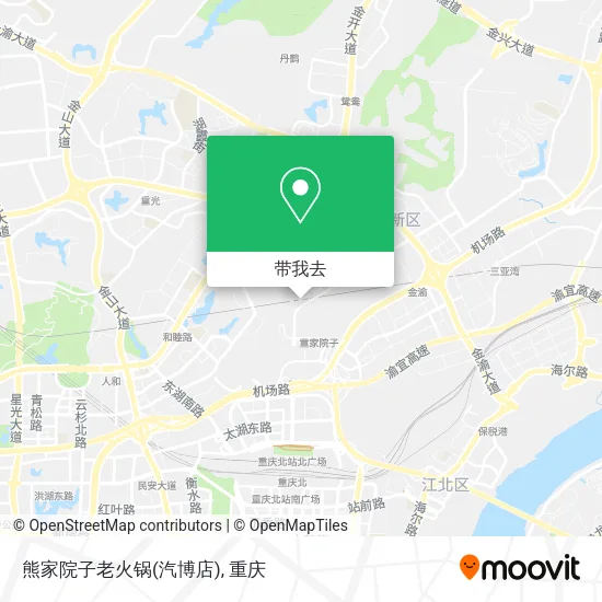 熊家院子老火锅(汽博店)地图