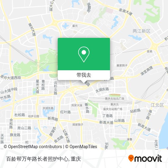 百龄帮万年路长者照护中心地图