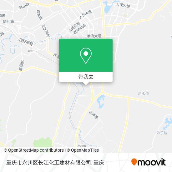 重庆市永川区长江化工建材有限公司地图