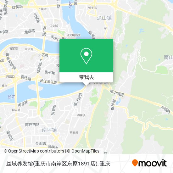 丝域养发馆(重庆市南岸区东原1891店)地图