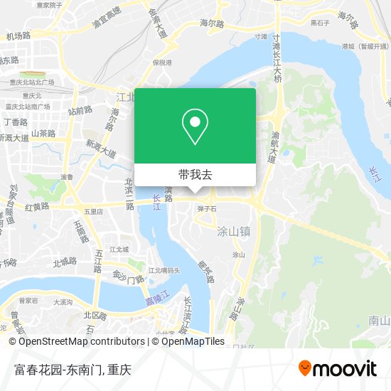 富春花园-东南门地图
