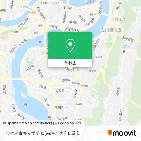 台湾常青藤光学美肤(南坪万达店)地图
