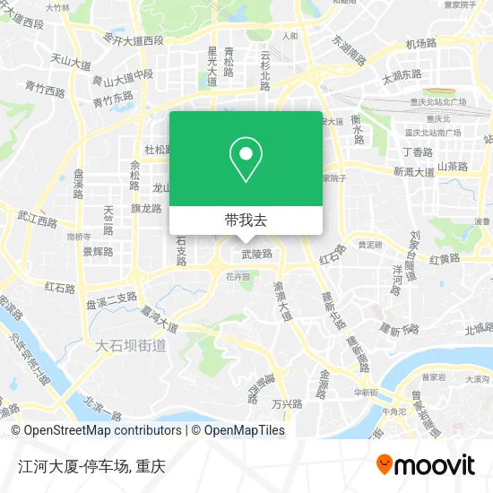 江河大厦-停车场地图