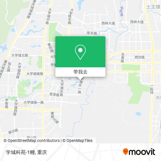 学城科苑-1幢地图