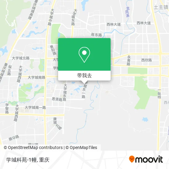 学城科苑-1幢地图