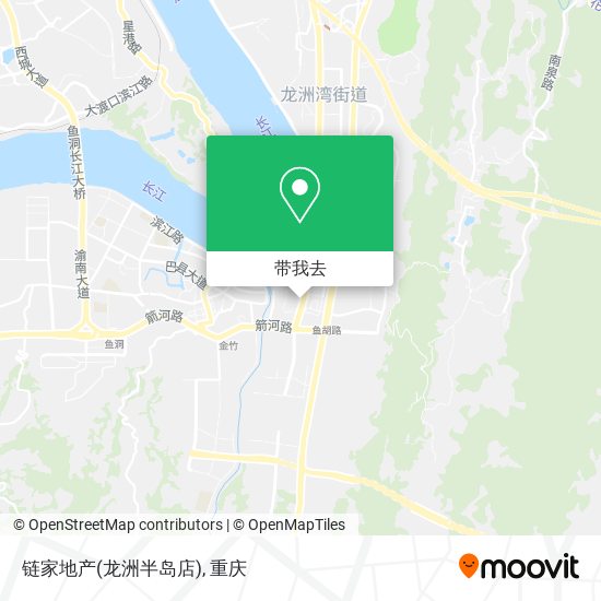 链家地产(龙洲半岛店)地图