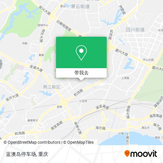 蓝澳岛停车场地图