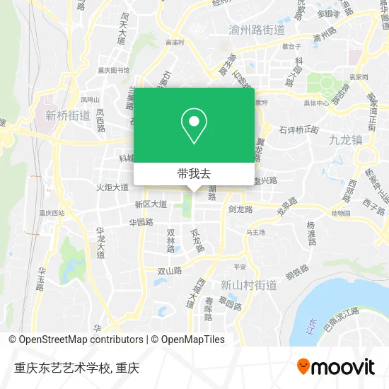 重庆东艺艺术学校地图