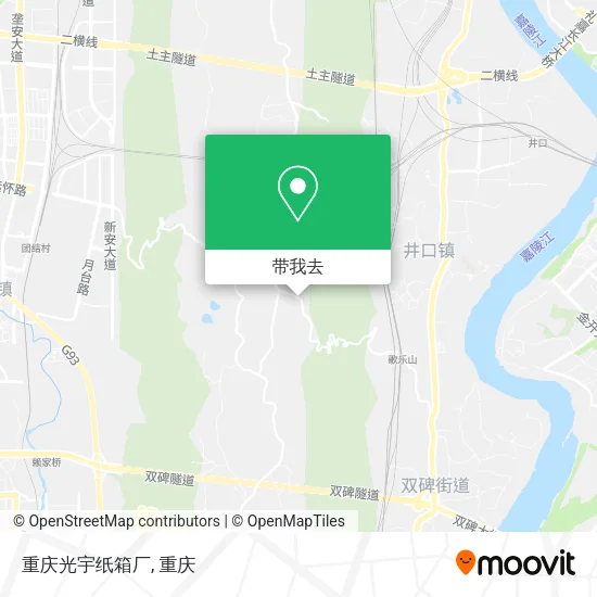重庆光宇纸箱厂地图