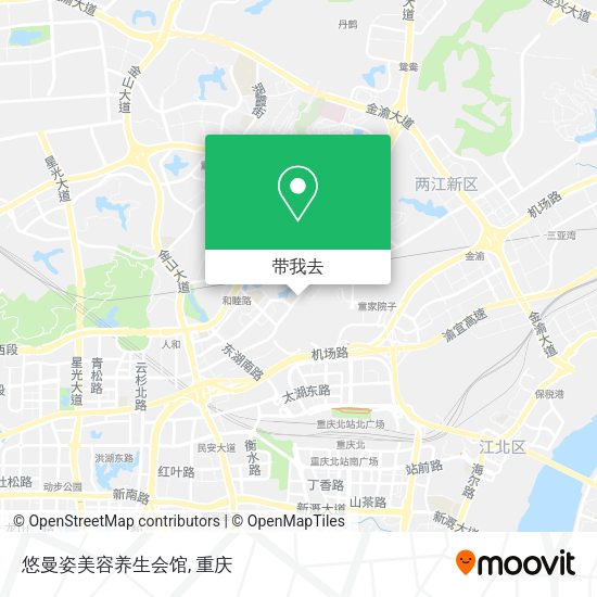 悠曼姿美容养生会馆地图