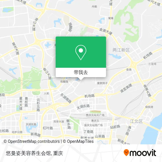悠曼姿美容养生会馆地图
