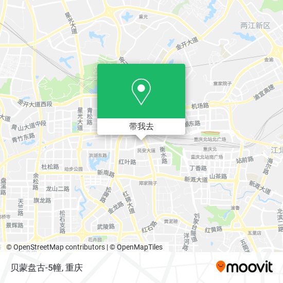 贝蒙盘古-5幢地图