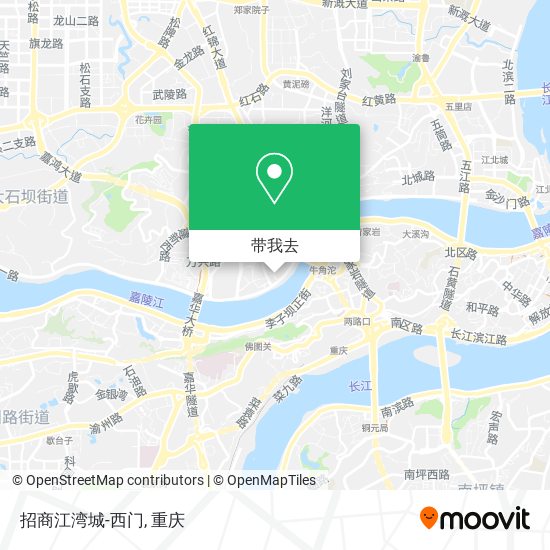 招商江湾城-西门地图