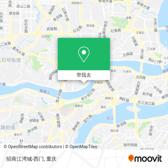招商江湾城-西门地图
