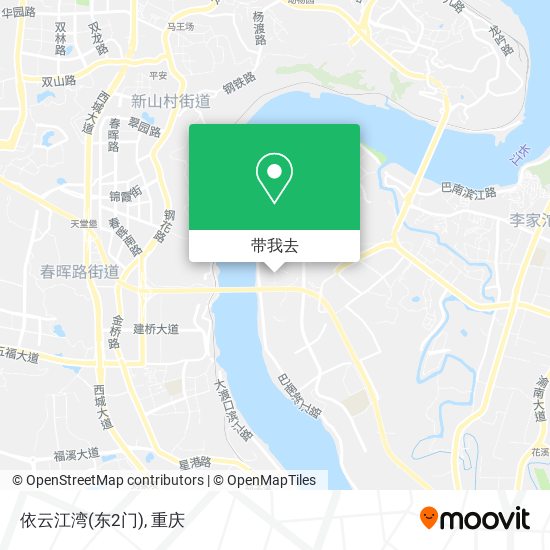 依云江湾(东2门)地图