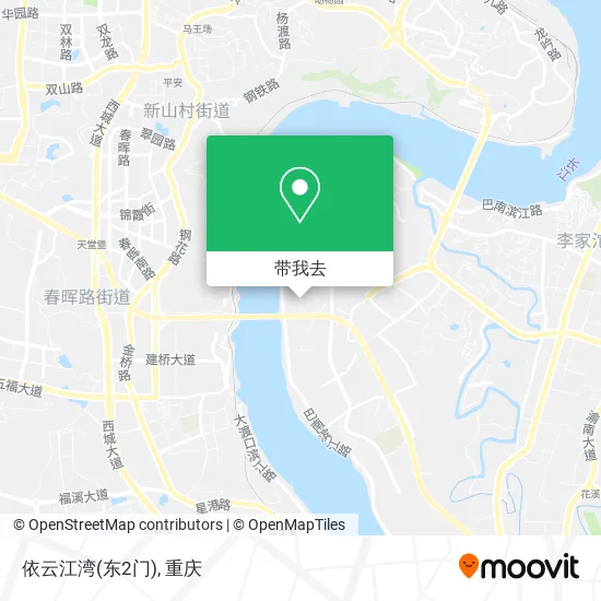 依云江湾(东2门)地图