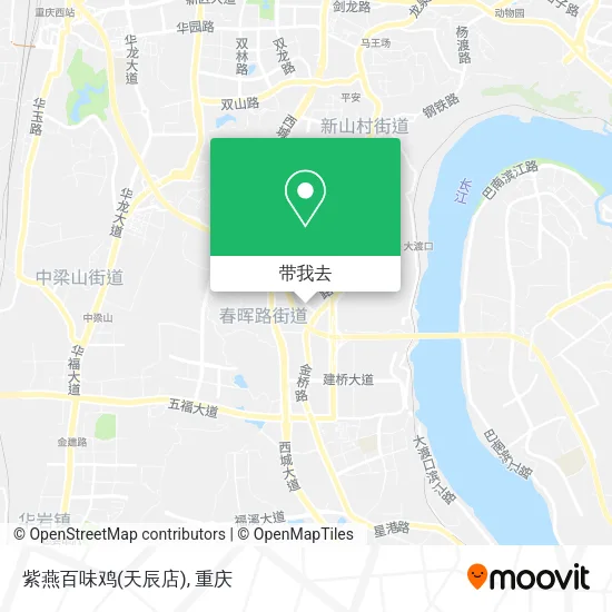 紫燕百味鸡(天辰店)地图