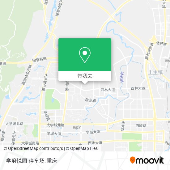 学府悦园-停车场地图