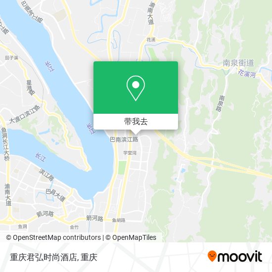 重庆君弘时尚酒店地图