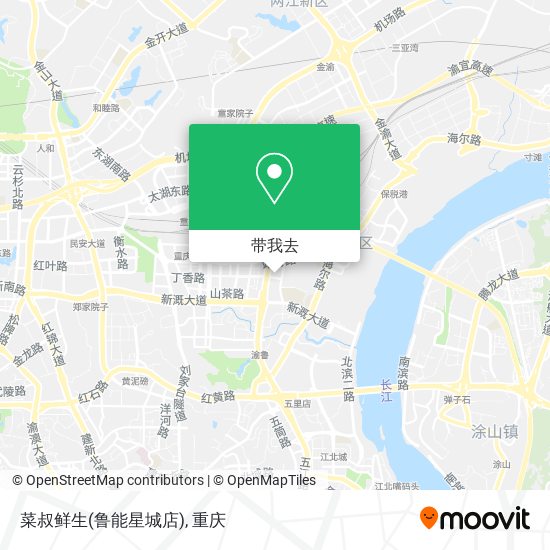菜叔鲜生(鲁能星城店)地图
