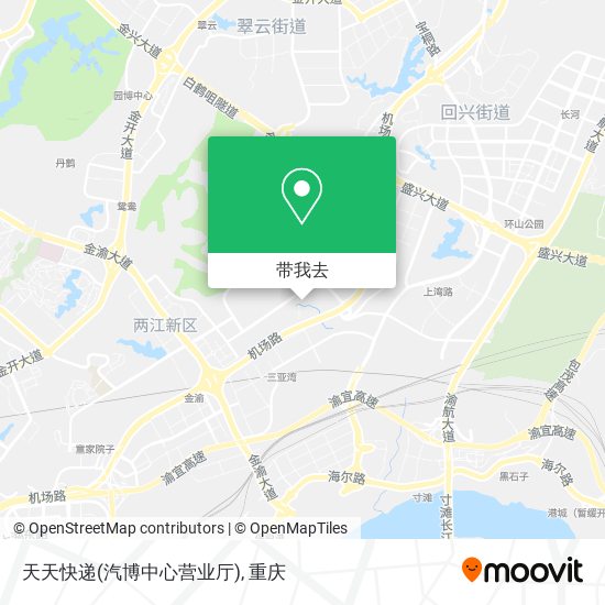 天天快递(汽博中心营业厅)地图