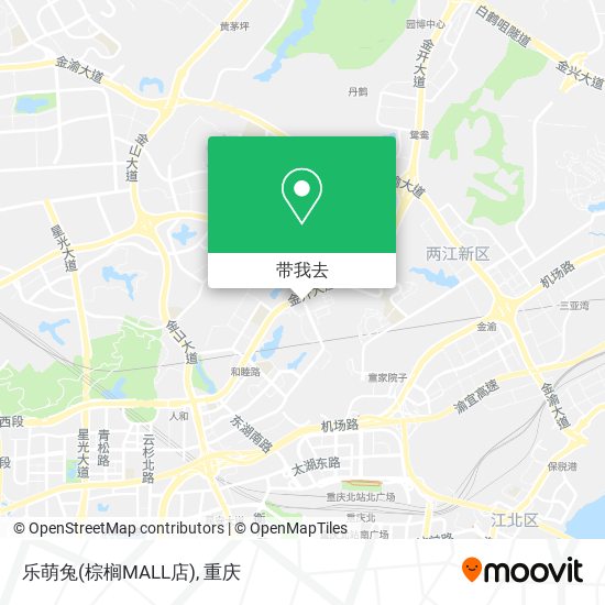 乐萌兔(棕榈MALL店)地图