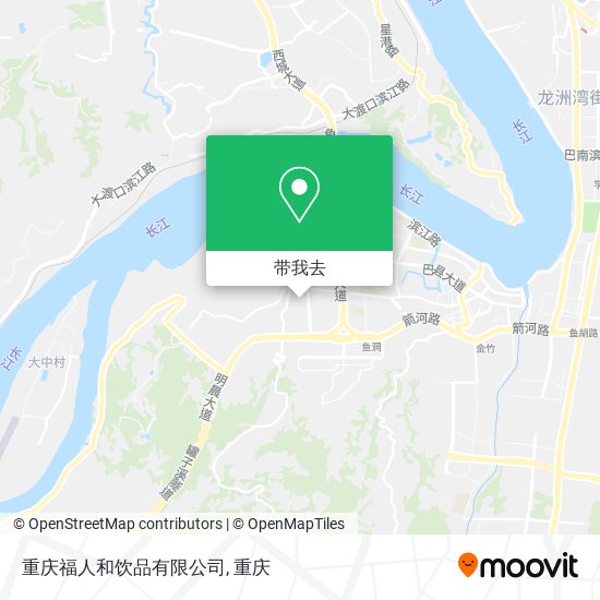 重庆福人和饮品有限公司地图
